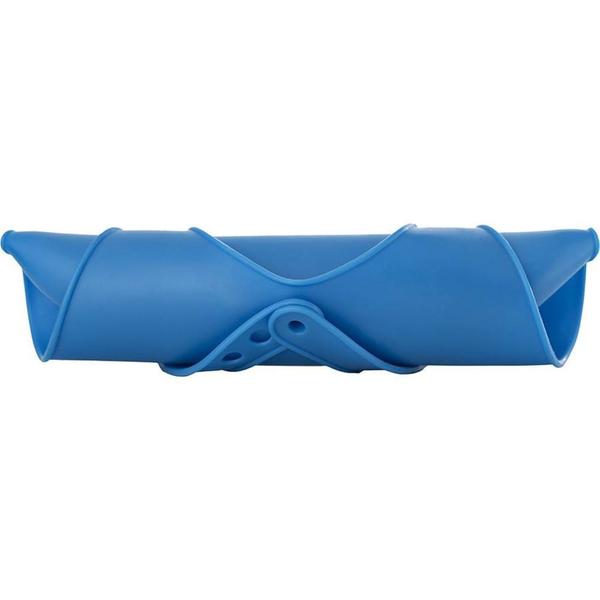 Imagem de Babador Silicone Cata Migalhas Azul - Kababy