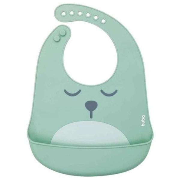 Imagem de Babador Silicone Impermeavel Bebe Menino Menina Gumy Buba