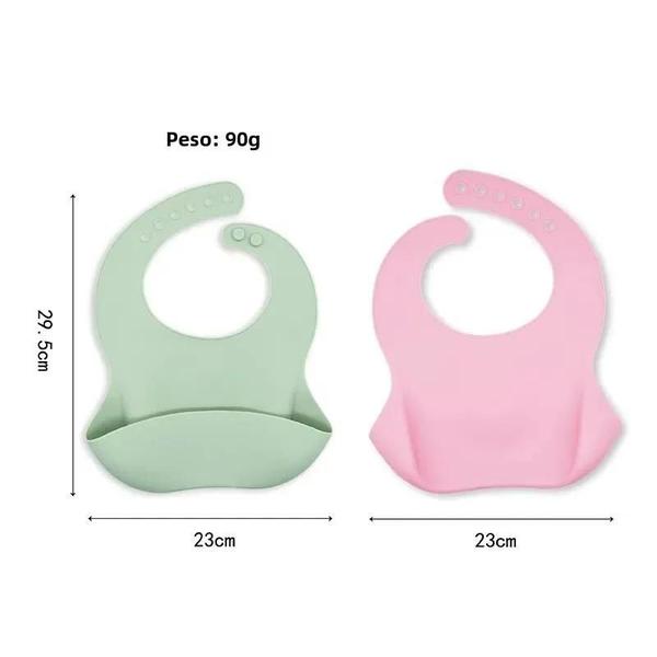 Babadores de Bebê à Prova d'Água de Silicone - Com Desenhos de Animais Fofos Imagem de Babadores de Bebê à Prova d'Água de Silicone - Com Desenhos de Animais Fofos