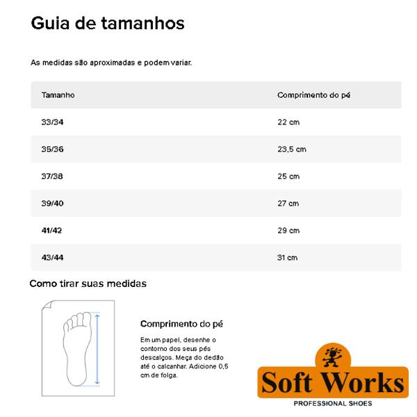 Imagem de Babuche Profissional SoftWorks Confortável Antiderrapante Trabalho EPI Com Furos Vazado Hospitalar