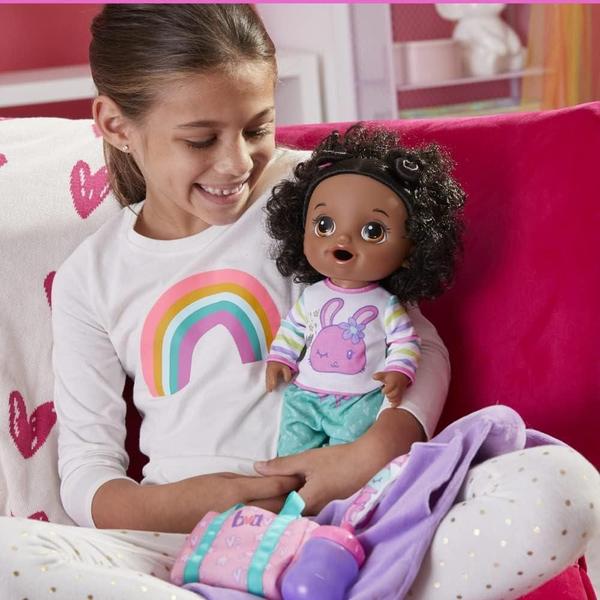 Imagem de Baby Alive Bebê Que Bebe E F Xixi Cabelos Pretos Negra