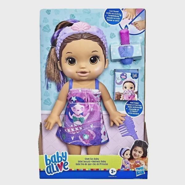 Imagem de Baby Alive - Boneca Glam Spa - Morena F3565 - Hasbro