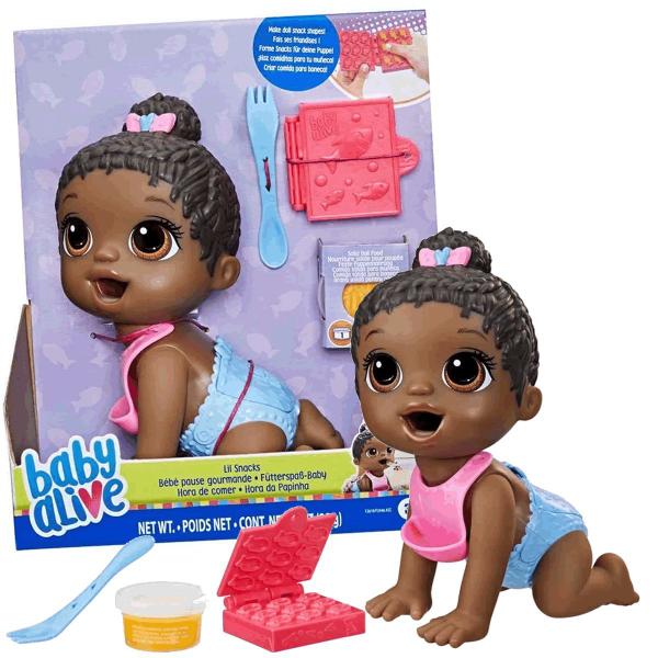 Imagem de Baby Alive Boneca Loira Hora Da Papinha Negra 20cm Hasbro