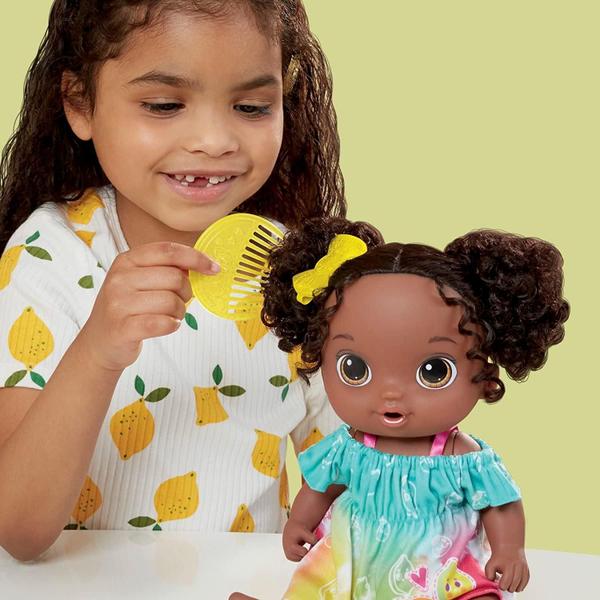 Baby Alive Boneca Negra Hora Do Suco Hasbro Imagem de Baby Alive Boneca Negra Hora Do Suco Hasbro