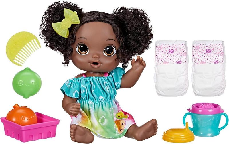 Baby Alive Boneca Negra Hora Do Suco Hasbro Imagem de Baby Alive Boneca Negra Hora Do Suco Hasbro