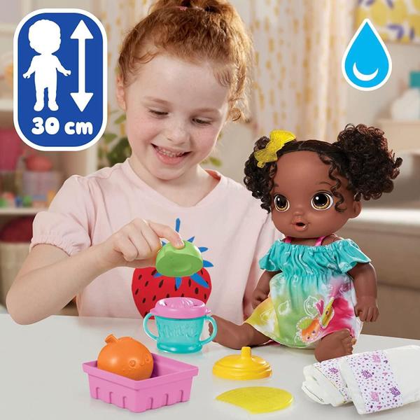 Baby Alive Boneca Negra Hora Do Suco Hasbro Imagem de Baby Alive Boneca Negra Hora Do Suco Hasbro