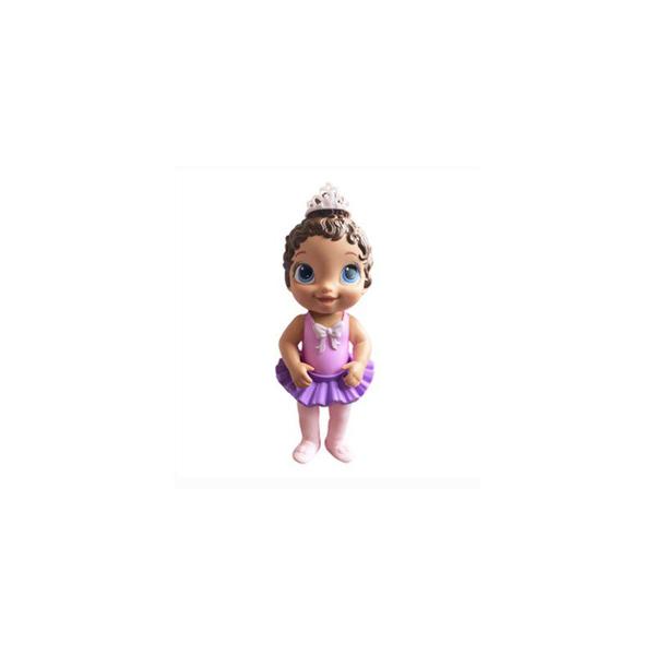 Imagem de Baby alive doce bailarina roxa morena - hasbro f1273