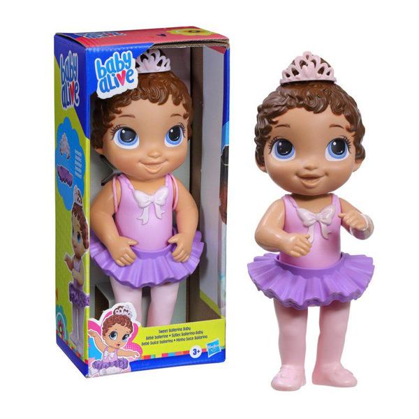 Imagem de Baby alive doce bailarina roxa morena - hasbro f1273