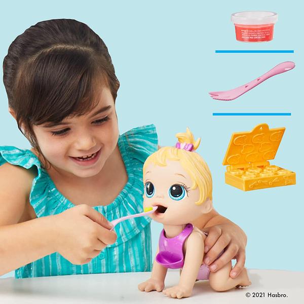 Imagem de Baby Alive Hora da Papinha Lil Snacks Loira - Hasbro  F2617