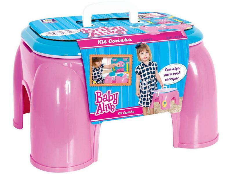 Imagem de Baby Alive Kit Cozinha com Acessórios  - Cotiplás