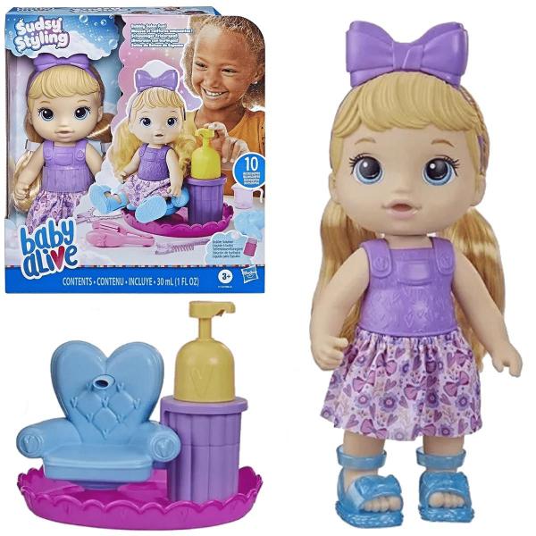 Imagem de Baby Alive Salão de Beleza de Espuma Sudsy Styling Loira