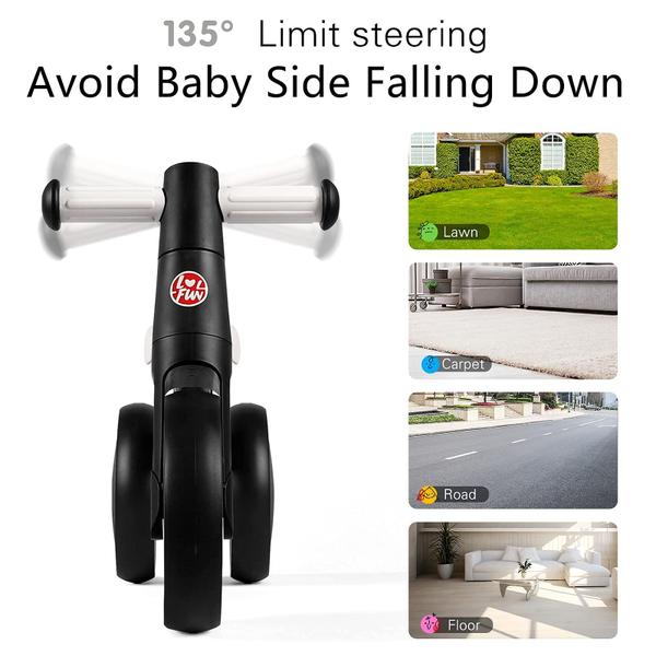 Baby Balance Bike LOL-FUN para meninas e meninos de 1 ano Imagem de Baby Balance Bike LOL-FUN para meninas e meninos de 1 ano