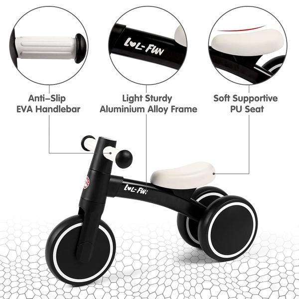 Baby Balance Bike LOL-FUN para meninas e meninos de 1 ano Imagem de Baby Balance Bike LOL-FUN para meninas e meninos de 1 ano