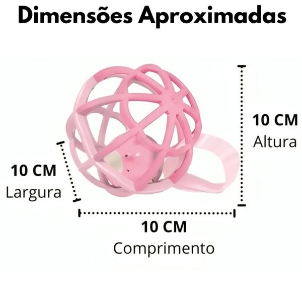 Imagem de Baby Ball Rosa Com Luz e Som 5848 - BUBA