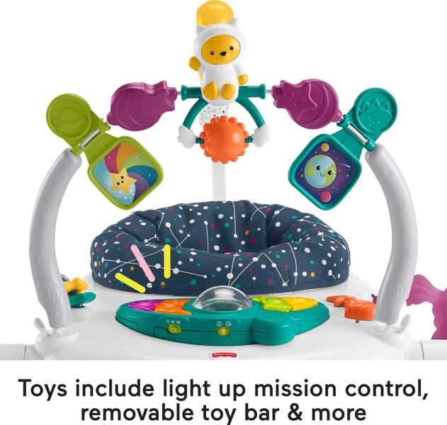 Imagem de Baby Bouncer Fisher-Price SpaceSaver Jumperoo Astro Kitty