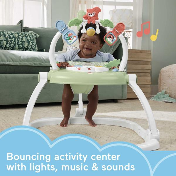 Imagem de Baby Bouncer Fisher-Price SpaceSaver Jumperoo com brinquedos