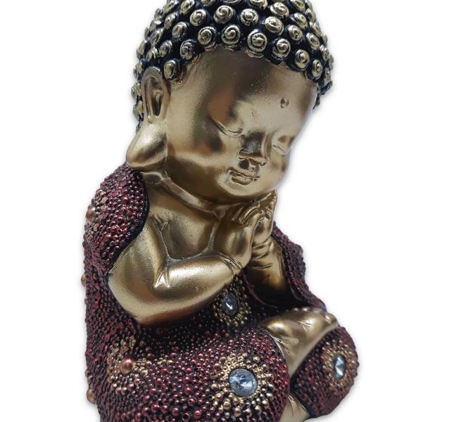 Baby Buda da Sabedoria Buda Repousando Brilhante 12 cm - Flash Imagem de Baby Buda da Sabedoria Buda Repousando Brilhante 12 cm