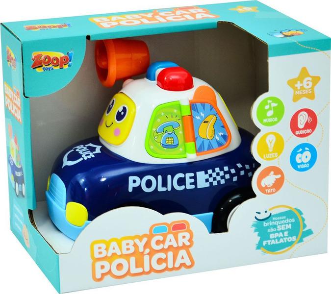 Imagem de Baby car polícia com som zoop toys