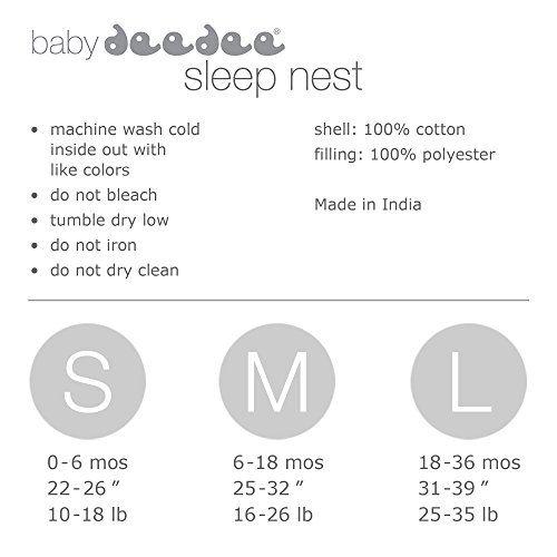 Imagem de Baby Deedee Sleep Nest Sleeping Sack, Warm Baby Sleeping Bag se encaixa em recém-nascidos e bebês, médio (6-18 meses)