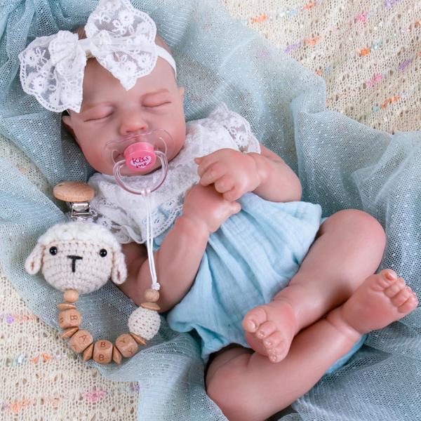 Imagem de Baby Doll Aori Real Life Realistic Reborn 20" Girl com acessório