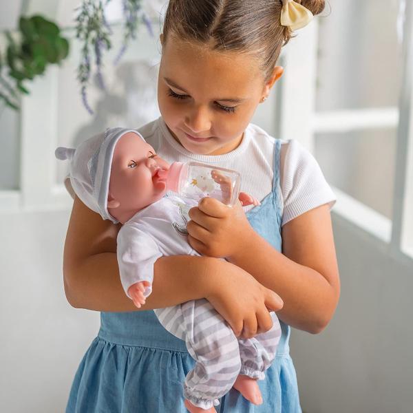 Baby Doll JC Toys Berenguer Boutique de 15 polegadas com mamadeira e chupeta Imagem de Baby Doll JC Toys Berenguer Boutique de 15 polegadas com mamadeira e chupeta
