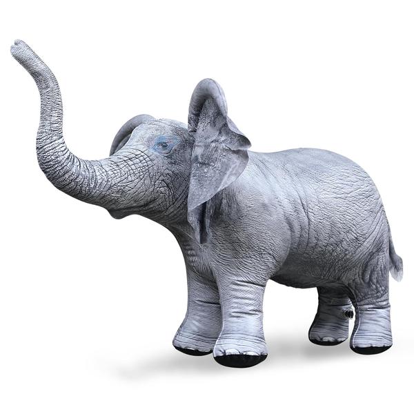 Imagem de Baby Elephant Decor inflável Jet Creations com 36 cm de comprimento