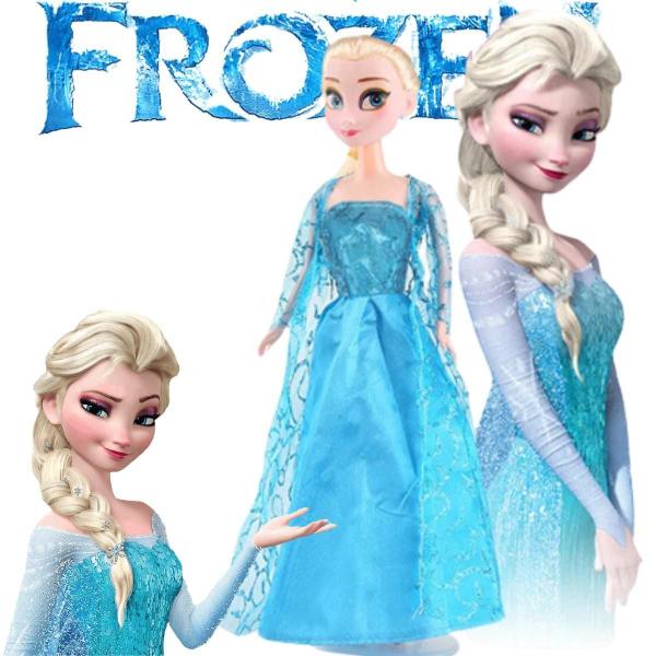 Imagem de Baby Elsa Frozen Brinquedo Menina Articulada Personagem