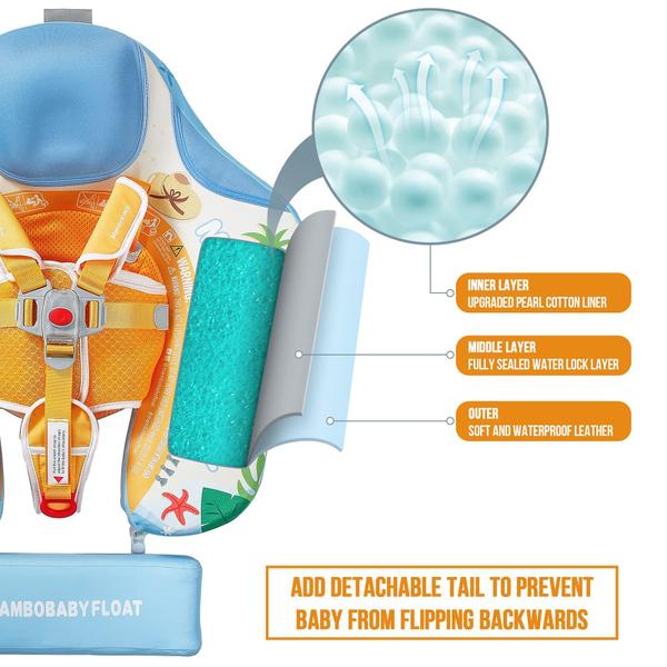 Imagem de Baby Float Lurui Mambobaby com dossel UPF 50+ de 3 a 24 meses