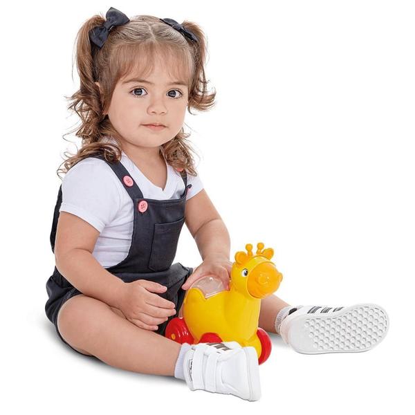 Imagem de Baby Fofo Girafa Brinquedo Infantil Educativo Para Bebês