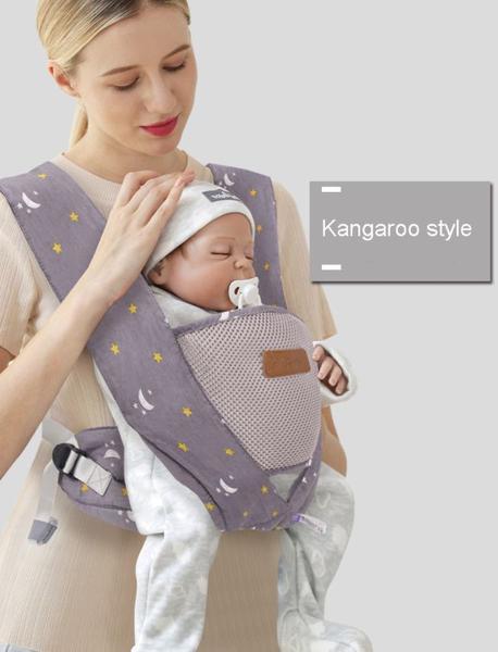 Imagem de Baby Front Facing Carrier X Waiststool Shape Ergonomic Travel Kangaroo Child C Protection Holder Sling Infant Activity Gear Mochilas & Transportadores