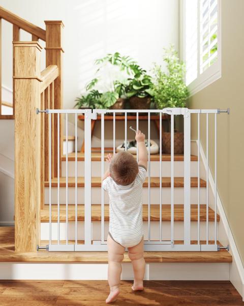 Imagem de Baby Gate keny 29-42,5 cm para escadas, segurança de fechamento automático