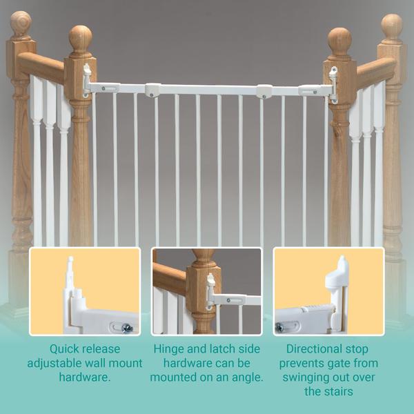 Imagem de Baby Gate KidCo Angle Mount Safeway Stair Top Quick Release