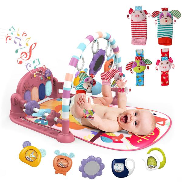 Imagem de Baby Gym dearlomum - Tapetes de Atividades para Bebês de 0 a 12 Meses