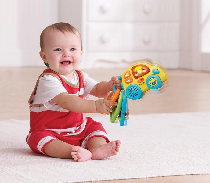 Imagem de Baby Keys VTech Beep and Go, multicolorido com mais de 30 músicas, mais de 3 milhões