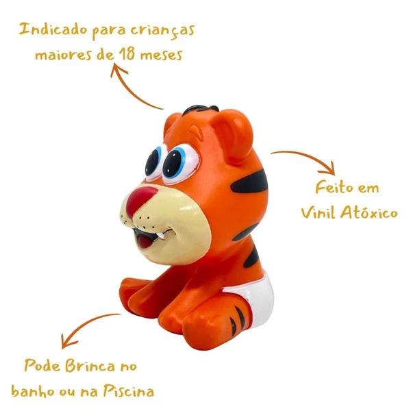 Imagem de Baby Land Fofilhotes  Cardoso Toys  Brinquedo De Banho Para Bebês +18 Meses