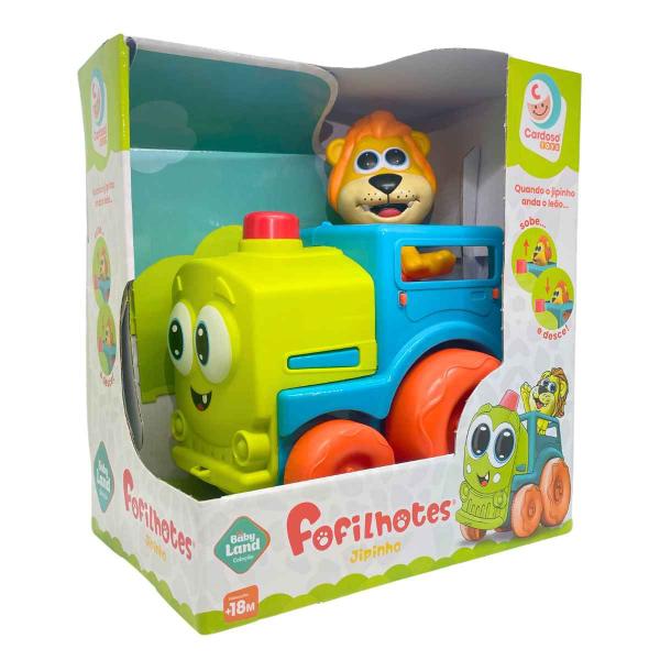 Imagem de Baby Land Fofilhotes Jipinho  Cardoso Toys  Brinquedo Com Som Para Bebês +18 Meses