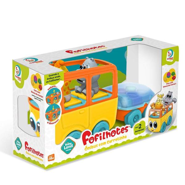 Imagem de Baby Land Fofilhotes Ônibus com Carretinha - Cardoso