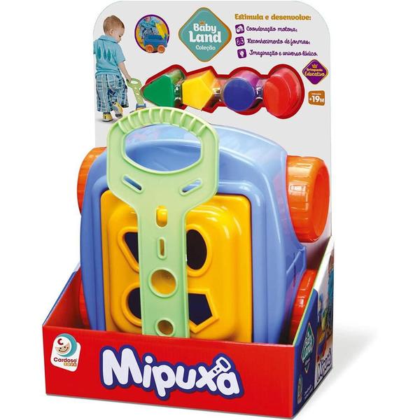 Imagem de Baby Land Mi Puxa Cardoso Toys Azul 18m+ 280