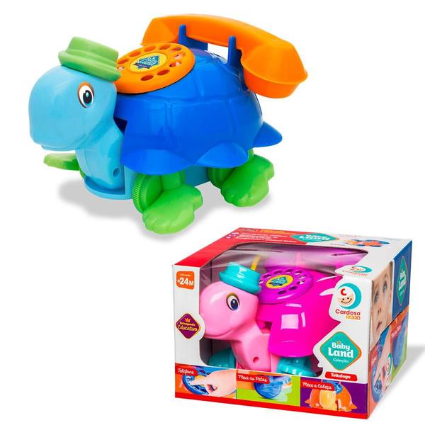 Imagem de Baby Land Teltaluga Cardoso Toys 18M+ Cor:Azul