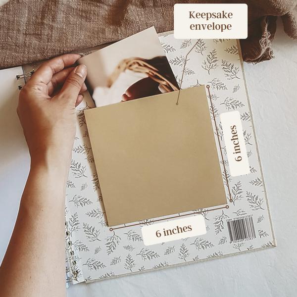 Imagem de Baby Memory Book Peachly Unissex Minimalist, primeiro ano