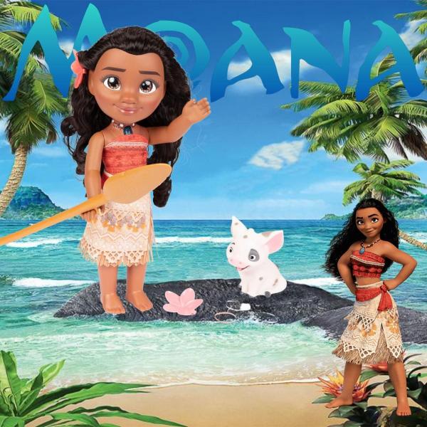 Imagem de Baby Moana Brinquedo Infantil Super Interativo Meninas E