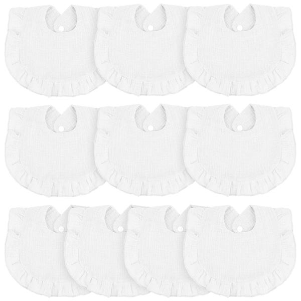 Imagem de Baby Muslin Bibs Seematn Drool Bandana, 10 unidades para 0 a 3 anos