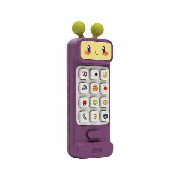 Imagem de Baby Phone 2 em 1 Mordedor Celular Brinquedo com Músicas Frases Sons Infantil Polibrinq