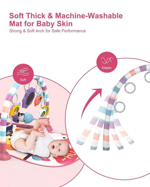 Imagem de Baby Play Mat Dearlomum Baby Gym com brinquedos, música e luzes