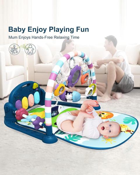 Imagem de Baby Play Mat Dearlomum Baby Gym com piano e 5 brinquedos