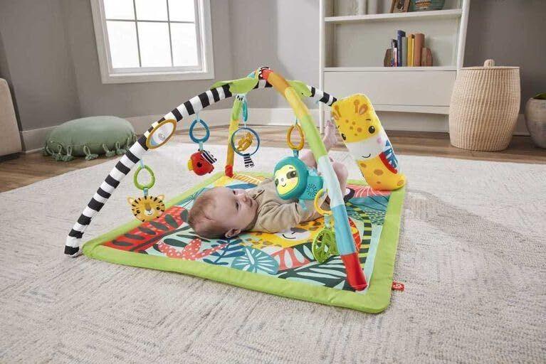 Imagem de Baby Playmat Fisher-Price Rainforest Sensory Gym com música