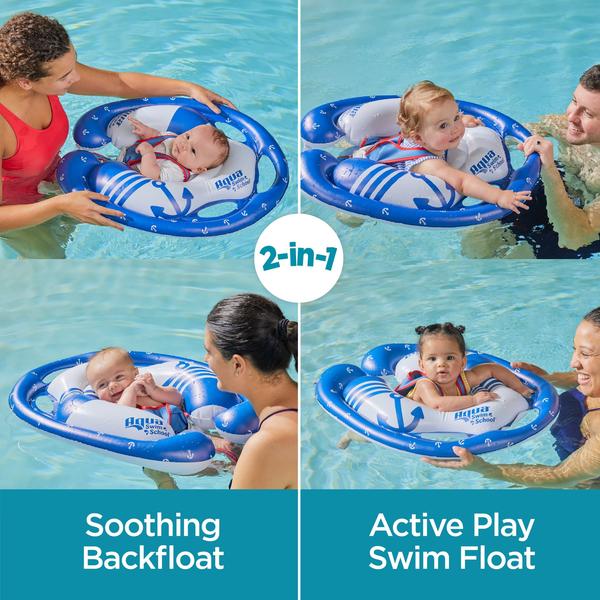 Imagem de Baby Pool Float SwimSchool Freestyle Swimmer vermelho-branco-azul