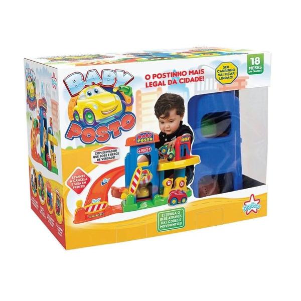 Imagem de Baby Posto De Gasolina Infantil Big Star Para Bebês Carrinho