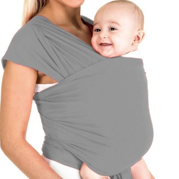 Imagem de Baby Sling Mamãe Canguru Malha 100% Algodão 5 Metros