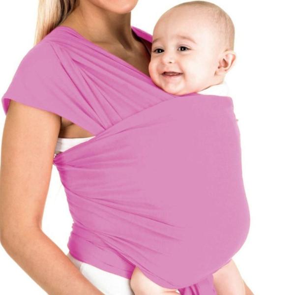 Imagem de Baby Sling Mamãe Canguru Malha 100% Algodão 5 Metros